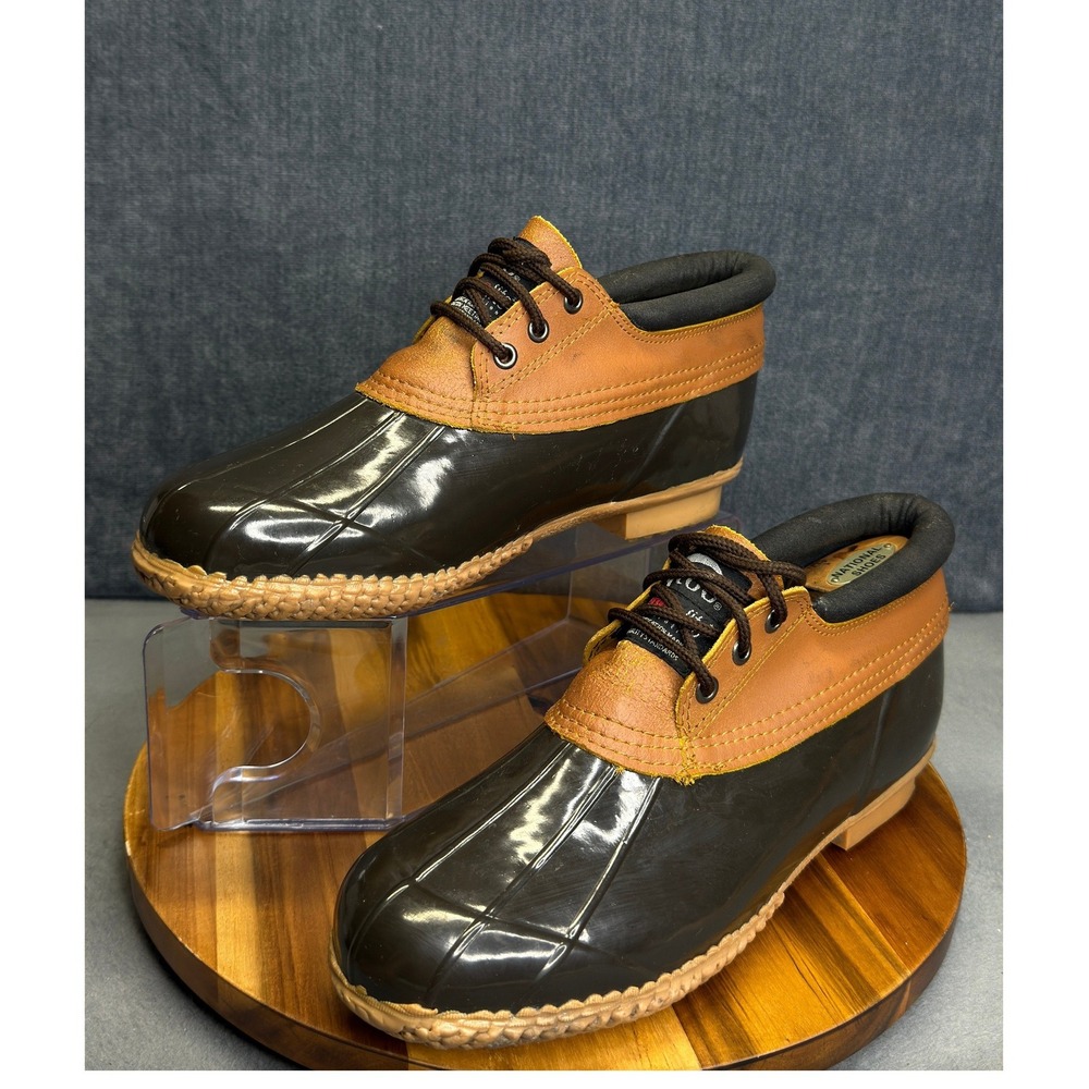 Igloo Thermo-Vie Insulated Duck Shoes Mens Size 12 Brown Black Waterproof